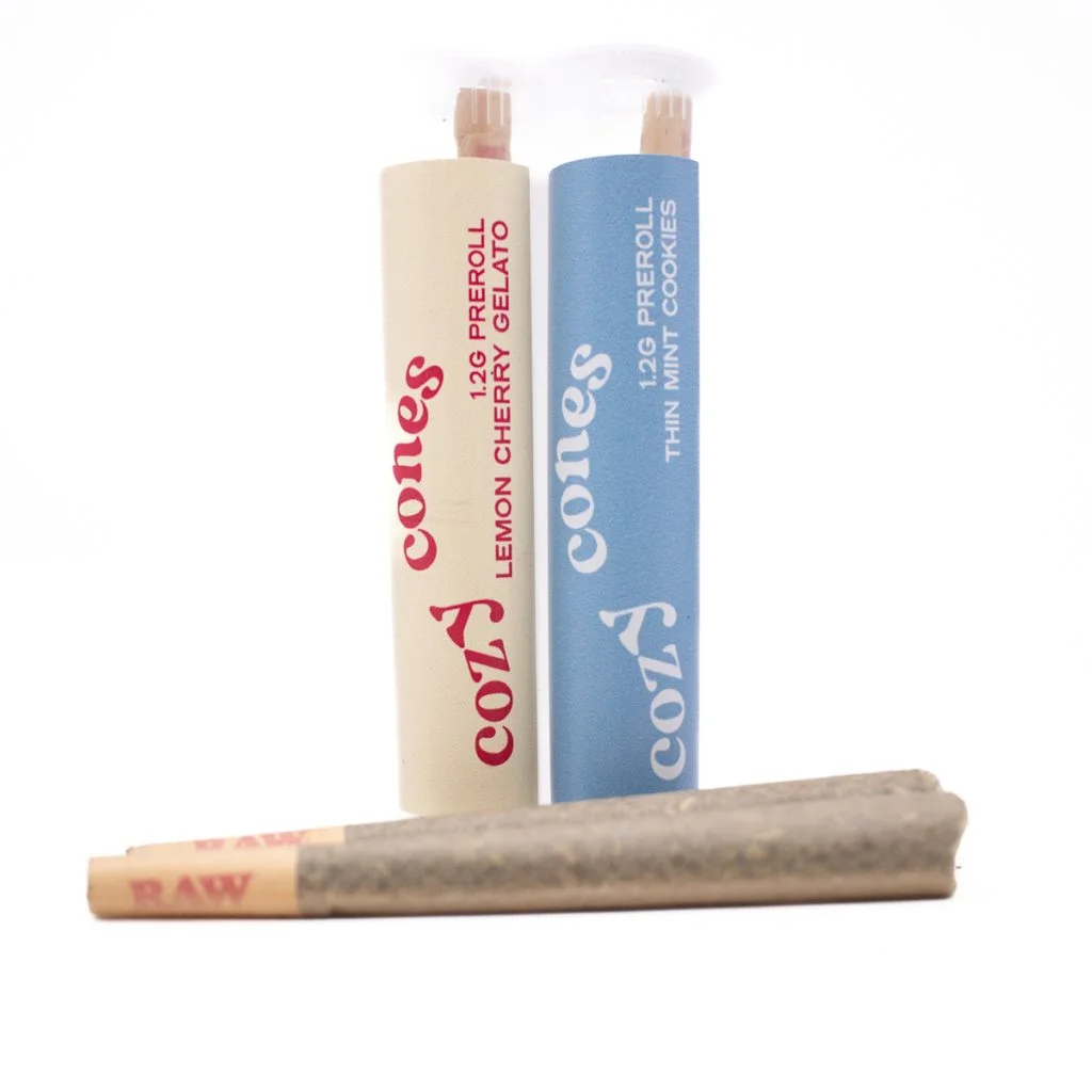 Cozy Cones Pre Roll Joints (1.2g) – Lemon Cherry Gelato