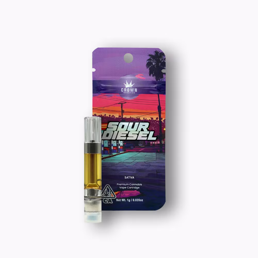 Crown Genetics 510 Cart (1g) – Sour Diesel