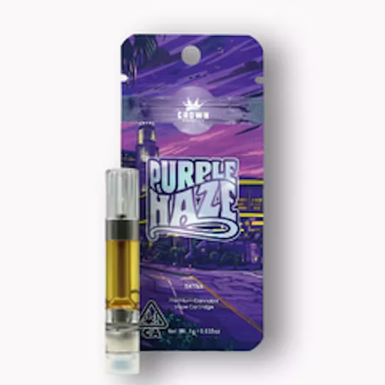 Crown Genetics 510 Cart (1g) – Purple Haze
