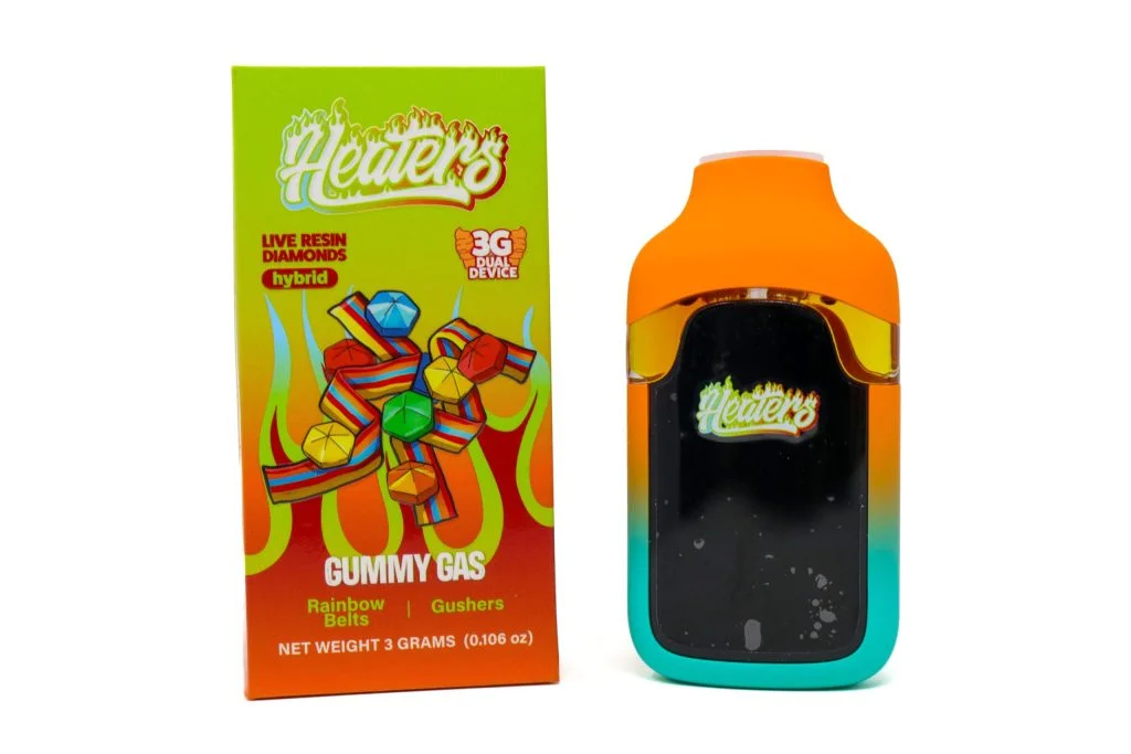 Heaters Live Resin Diamond Dual Dispo (3g) – Gummy Gas