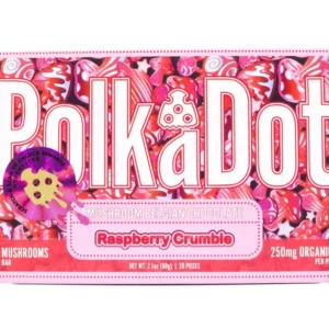 Polka Dots Magic Chocolate (5g) – Raspberry Crumble
