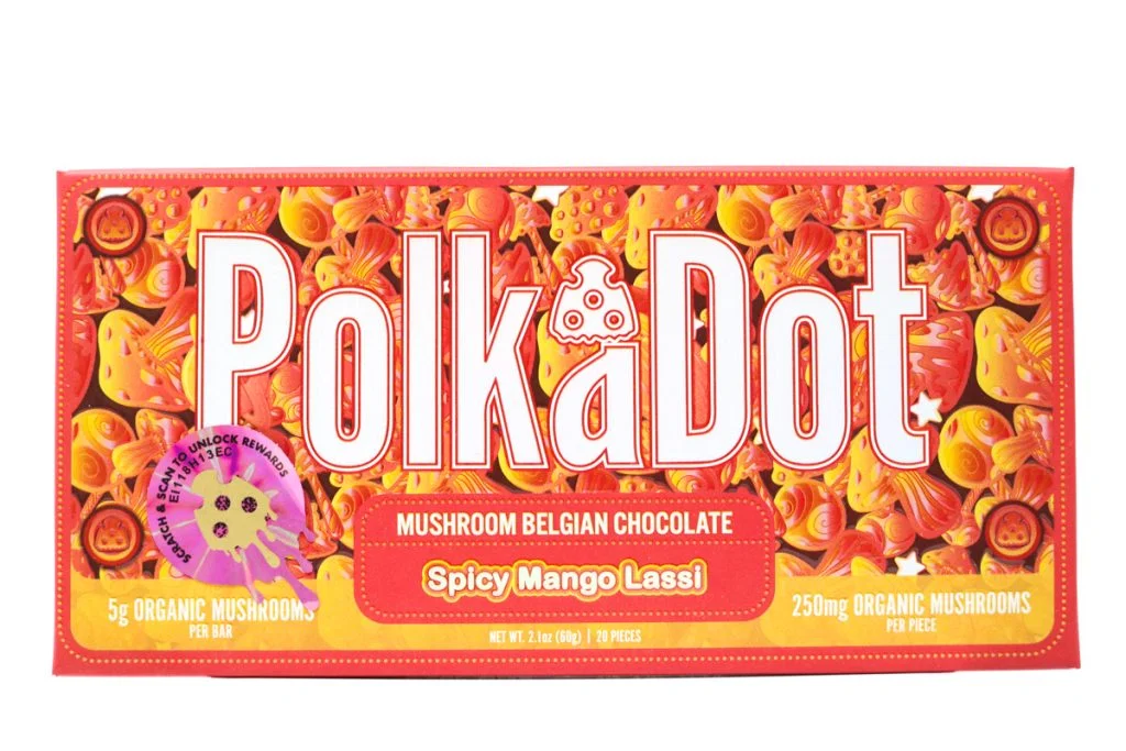 Polka Dots Magic Chocolate (5g) – Spicy Mango Lassi