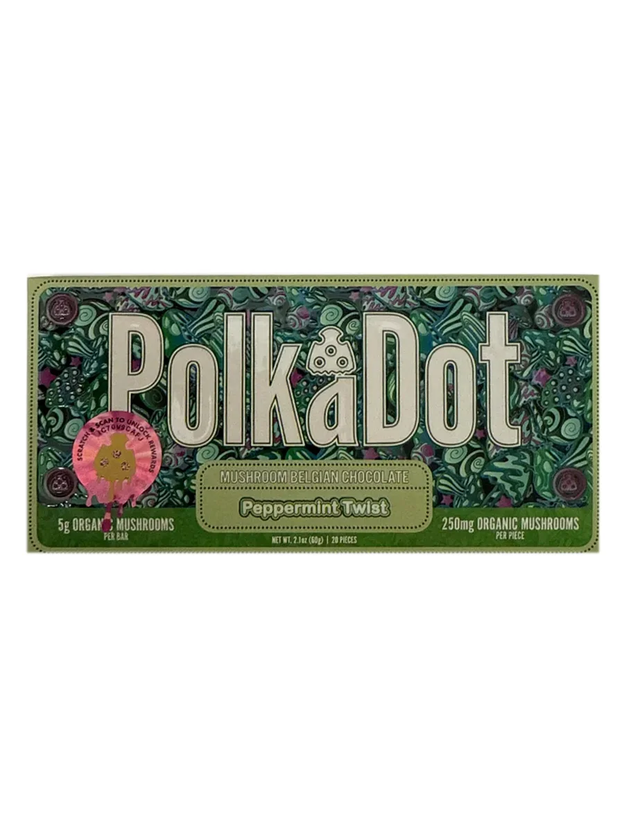 Polka Dots Magic Chocolate (5g) – Peppermint Twist