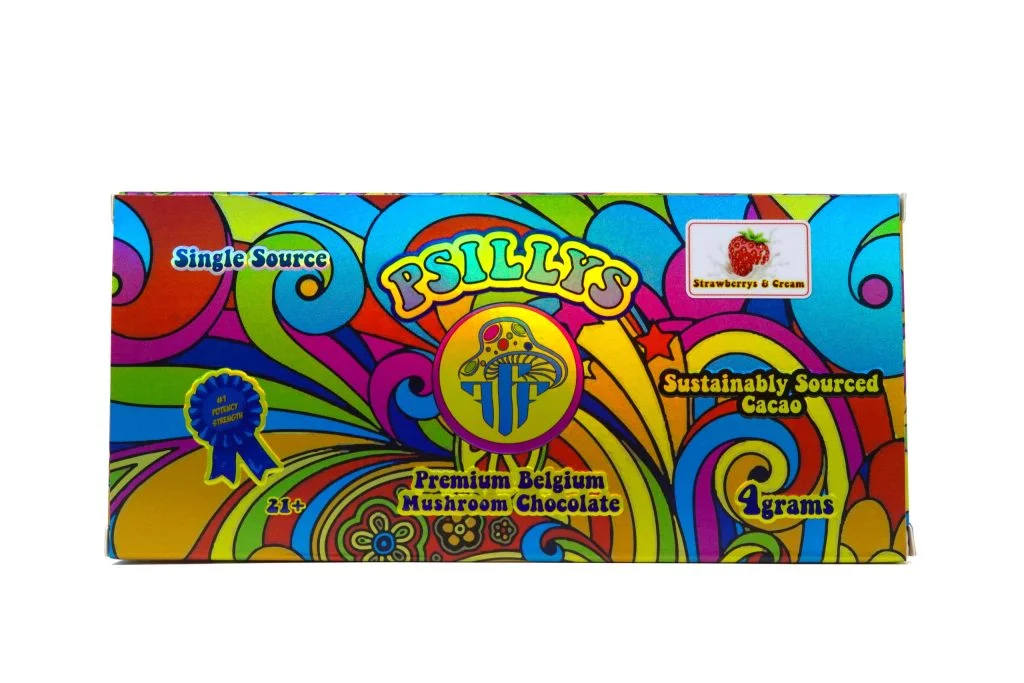 Psillys Premium Belgium Chocolate (4g) – Strawberrys & Cream