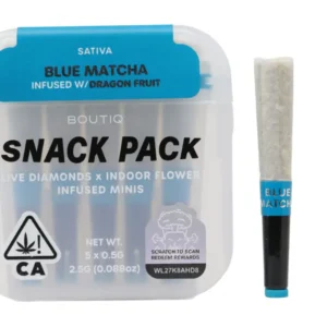 Boutiq Snack Pack (2.5g) – Blue Matcha Infused With Dragon Fruit