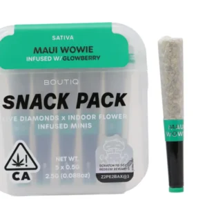 Boutiq Snack Pack (2.5g) – Maui Wowie Infused With Glowberry
