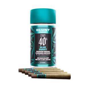 Stiiizy .5G 40’s Infused Mini Blunts 5 Pack (2.5g) – Blue Burst