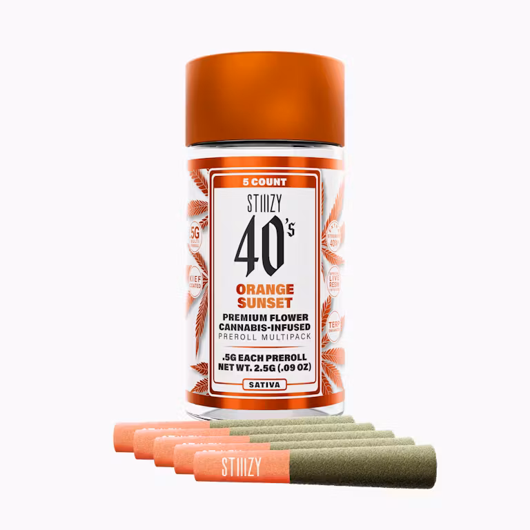 Stiiizy 40’s Pre roll Joints (2.5g) – Orange Sunset