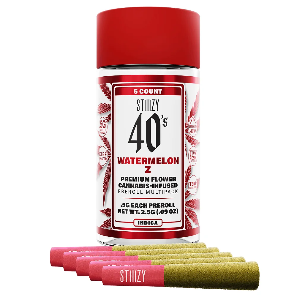 Stiiizy 40’s Pre roll Joints (2.5g) – Watermelon Z