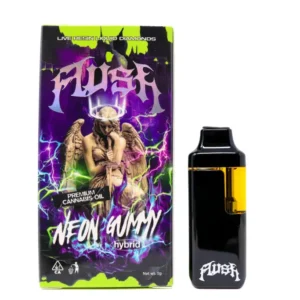 Flush Live Resin Liquid Diamonds Dispo (2g) – Neon Gummy